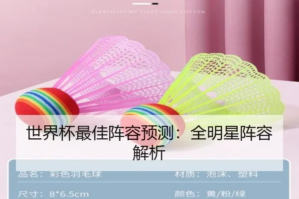 世界杯最佳阵容预测：全明星阵容解析